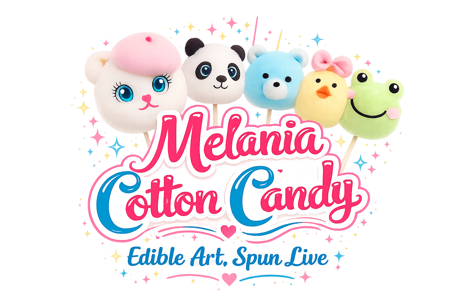 Melania Cotton Candy, El Paso — Edible Art, Spun Live