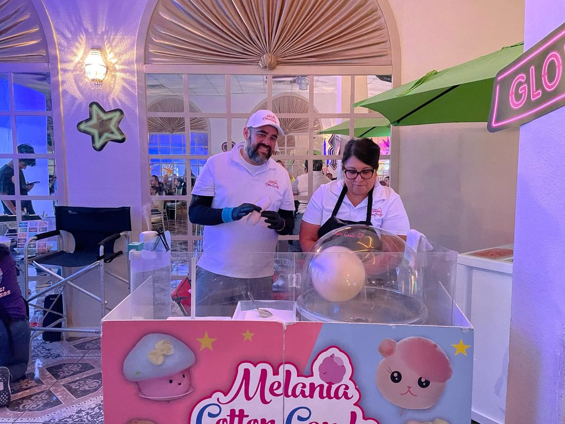 Melania Cotton Candy &ndash; Full event booth setup